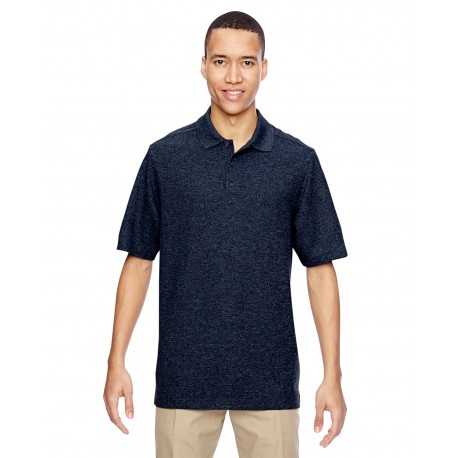 85121 North End 85121 Men's Excursion Nomad Performance Waffle Polo NAVY 007
