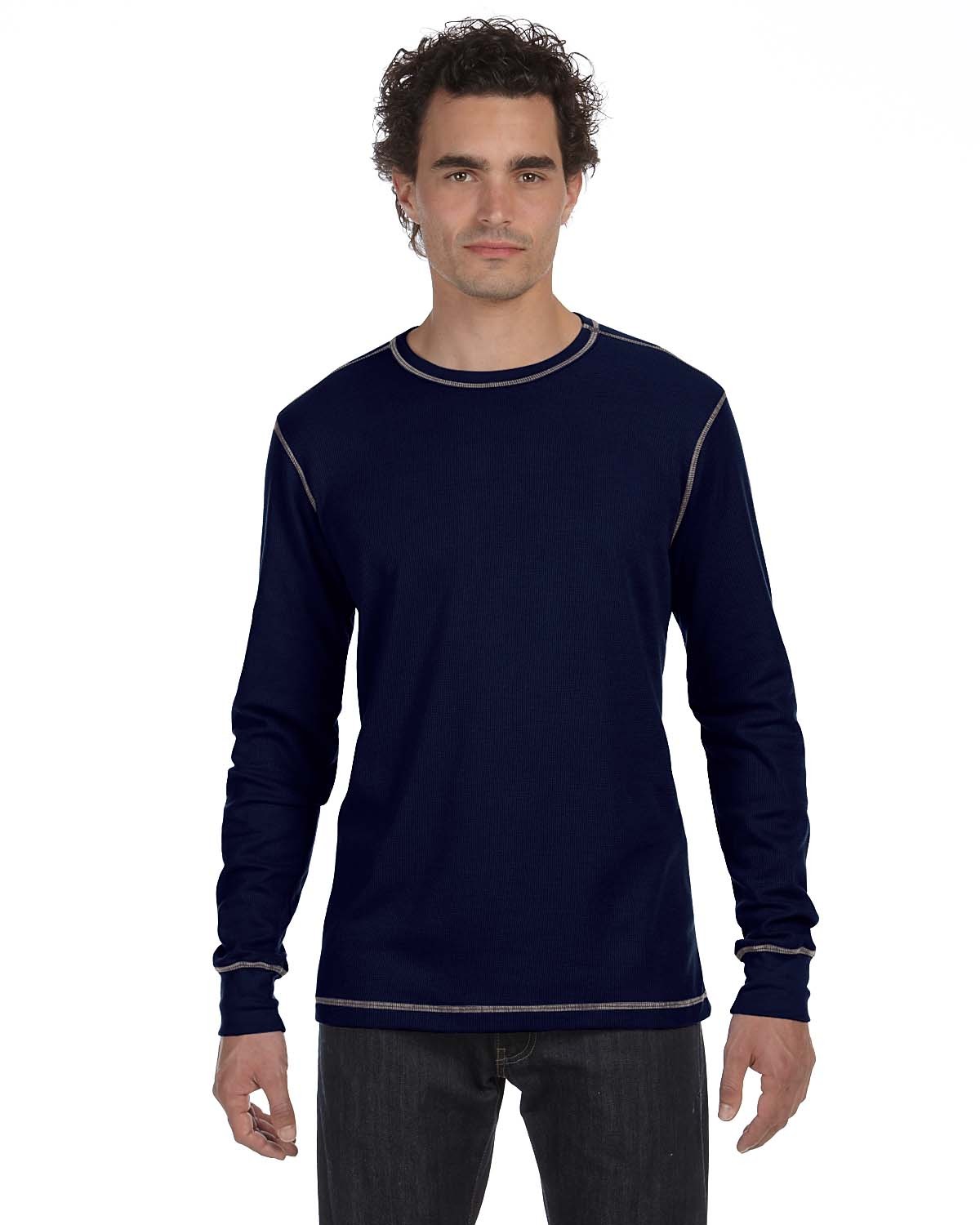 Bella + Canvas 3500 Men's Thermal Long-Sleeve T-Shirt