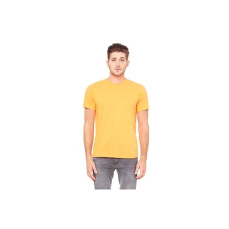 3650 Bella + Canvas 3650 Unisex Poly-Cotton Short-Sleeve T-Shirt NEON ORANGE