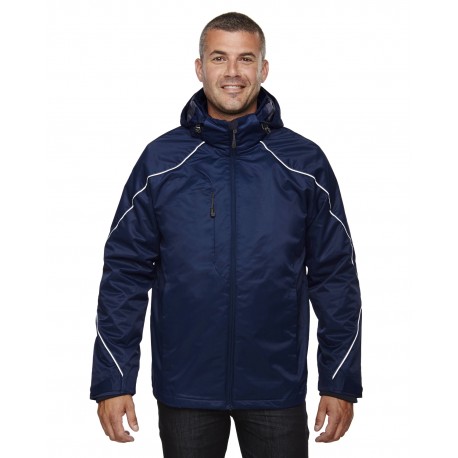 88196 North End 88196 Men's Angle 3-In-1 Jacket With Bonded Fleece Liner NIGHT 846