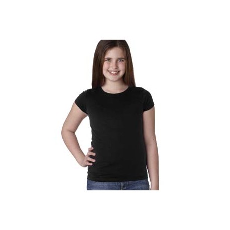 N3710 Next Level N3710 Youth Girls Princess T-Shirt BLACK