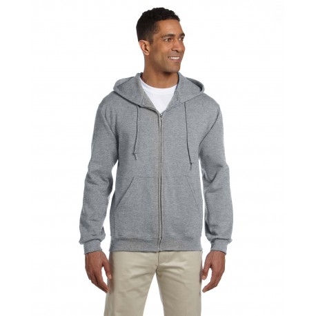 4999 Jerzees 4999 Adult Super Sweats Nublend Fleece Full-Zip Hooded Sweatshirt OXFORD