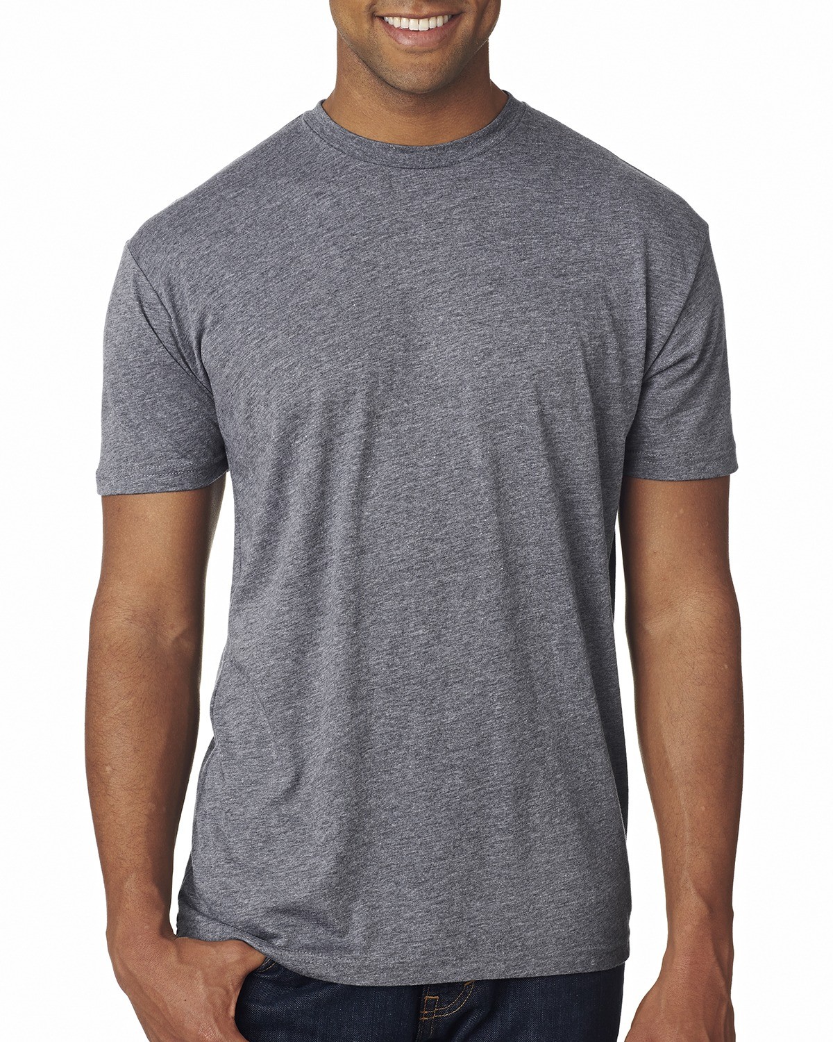 Simplex Apparel Mens Premium Triblend Crew Short Sleeve T Shirt
