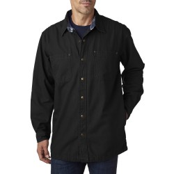 Backpacker BP7006 Men's Canvas Shirt Jacket With Flannel Lining