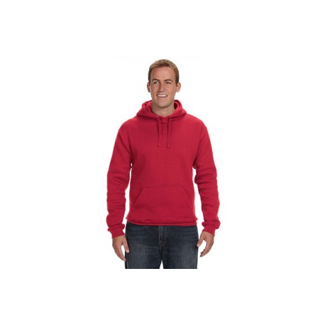 JA8824 J America JA8824 Adult Premium Fleece Pullover Hooded Sweatshirt RED