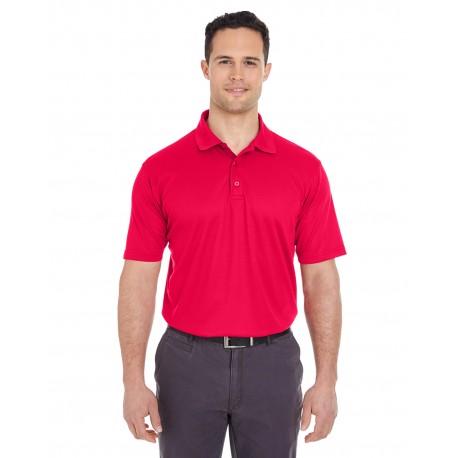 8210 UltraClub 8210 Men's Cool & Dry Mesh Pique Polo RED