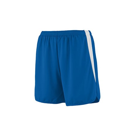 346 Augusta Drop Ship 346 Youth Wicking Polyester Short  ROYAL/WHITE