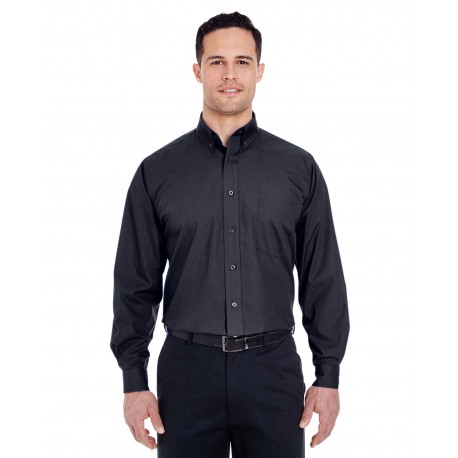 8355 UltraClub 8355 Men's Easy-Care Broadcloth 