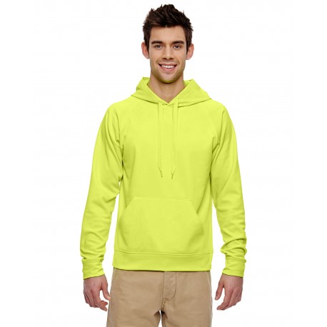 PF96MR Jerzees PF96MR Adult 6 Oz. Dri-Power Sport Hooded Sweatshirt SAFETY GREEN