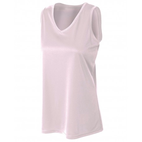 NW2360 A4 NW2360 Ladies' Athletic Tank Top SILVER