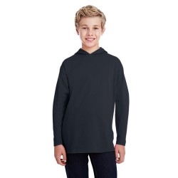 Anvil 987B Youth Long-Sleeve Hooded T-Shirt