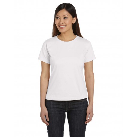 3580 LAT 3580 Ladies' Premium Jersey T-Shirt WHITE