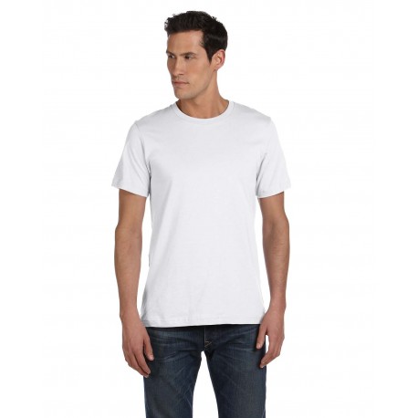 3001U Bella + Canvas 3001U Unisex Made In The Usa Jersey T-Shirt WHITE