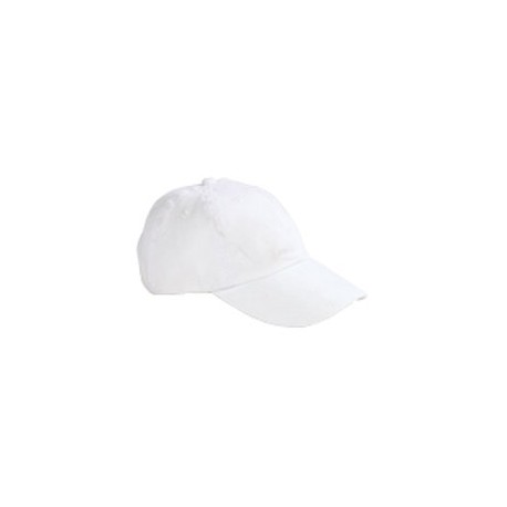 BX001 Big Accessories BX001 6-Panel Brushed Twill Unstructured Cap WHITE