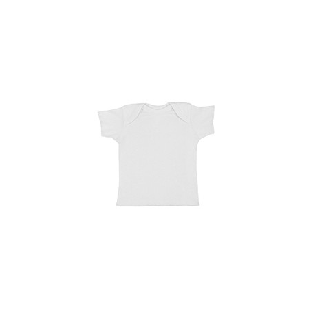 R3400 Rabbit Skins R3400 Infant Baby Rib T-Shirt WHITE