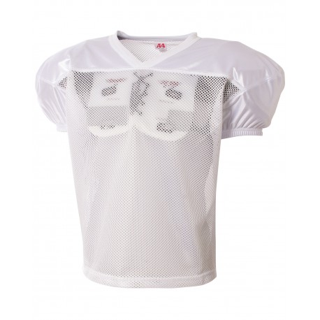 NB4260 A4 NB4260 Youth Drills Polyester Mesh Practice Jersey WHITE