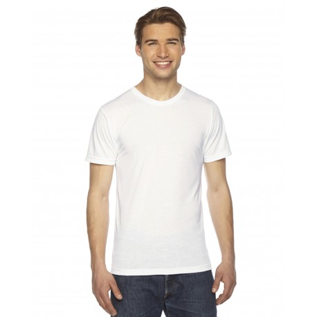 PL401W American Apparel PL401W Unisex Sublimation T-Shirt WHITE