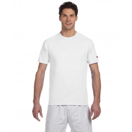 T525C Champion T525C Adult 6 Oz. Short-Sleeve T-Shirt WHITE