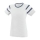 3011 Augusta Sportswear WHITE/NVY/WHT