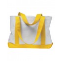 7002 Liberty Bags WHITE/YELLOW