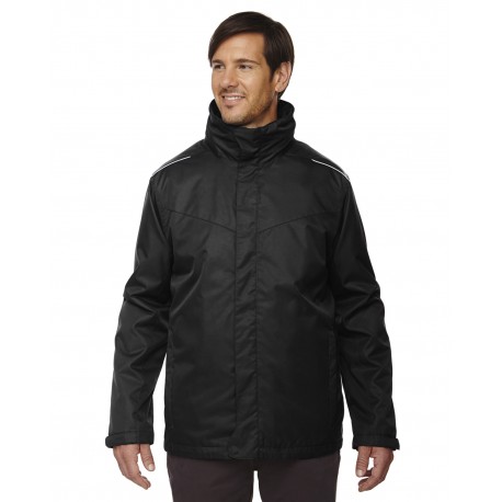 88205T Core 365 88205T Men's Tall Region 3-In-1 Jacket With Fleece Liner 