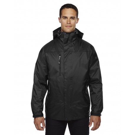 88120 North End 88120 Adult Performance 3-In-1 Seam-Sealed Hooded Jacket 