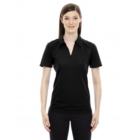 78632 North End 78632 Ladies' Recycled Polyester Performance Pique Polo 