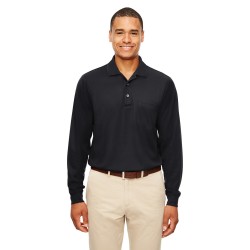 Core 365 88192P Adult Pinnacle Performance Long-Sleeve Pique Polo With Pocket
