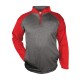 1484 Badger Carbon Heather/ Red