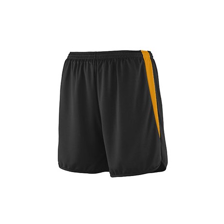 346 Augusta Drop Ship 346 Youth Wicking Polyester Short BLACK/GOLD