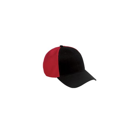 OSTM Big Accessories OSTM Old School Baseball Cap With Technical Mesh BLACK/RED