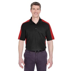 UltraClub 8447 Adult Cool & Dry Stain-Release Two-Tone Performance Polo