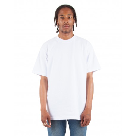 SHMHSST Shaka Wear SHMHSST Tall 7.5 Oz., Max Heavyweight Short-Sleeve T-Shirt WHITE
