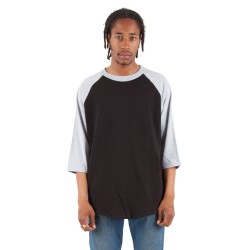 Shaka Wear SHRAG Adult 6 Oz., 3/4-Sleeve Raglan T-Shirt