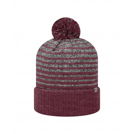 TW5001 Top Of The World TW5001 Adult Ritz Knit Cap BURGUNDY