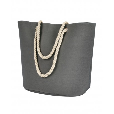 BE256 BAGedge BE256 Polyester Canvas Rope Tote GRAY