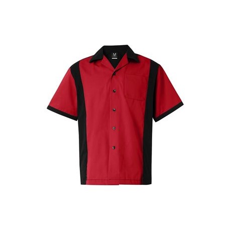 HP2243 Hilton HP2243 Cruiser Bowling Shirt RED