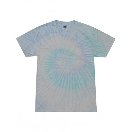 CD100Y Tie-Dye CD100Y Youth 5.4 Oz. 100% Cotton T-Shirt BLUE ICE