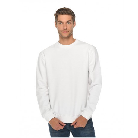 LS14004 Lane Seven LS14004 Unisex Premium Crewneck Sweatshirt WHITE