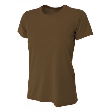 NW3201 A4 NW3201 Ladies' Cooling Performance T-Shirt BROWN